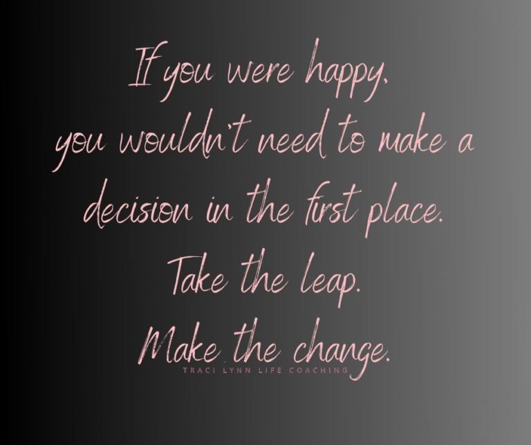 How to Make a Decision » Traci Lynn Legacy Creator